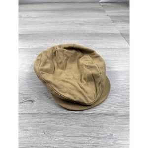 Vintage Park Royal Hats Cap Brown Khaki Newsboy Cap Golf Made In Usa Fitted XL
